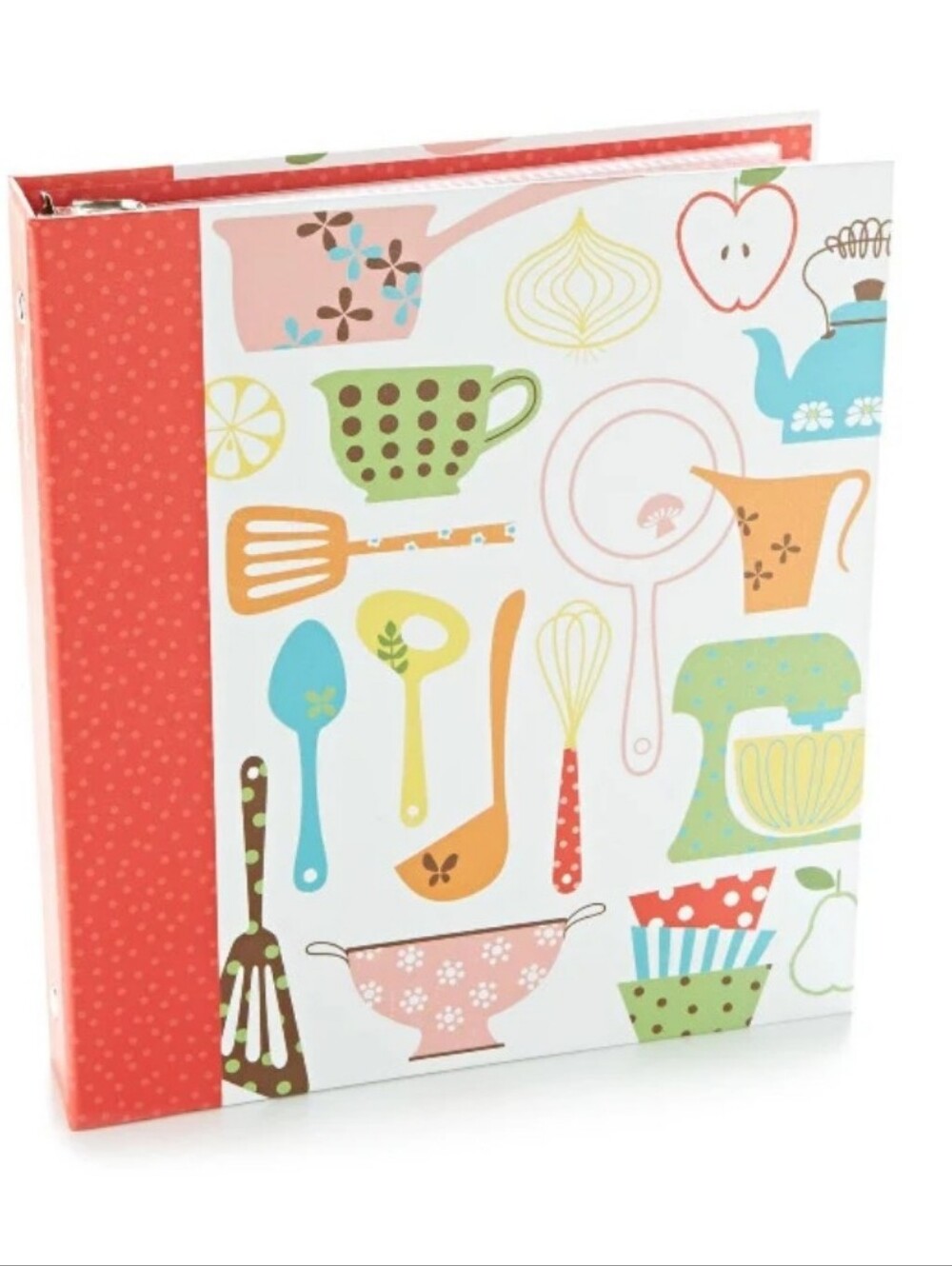 Hallmark Kitchen Pattern Recipe Binder - New